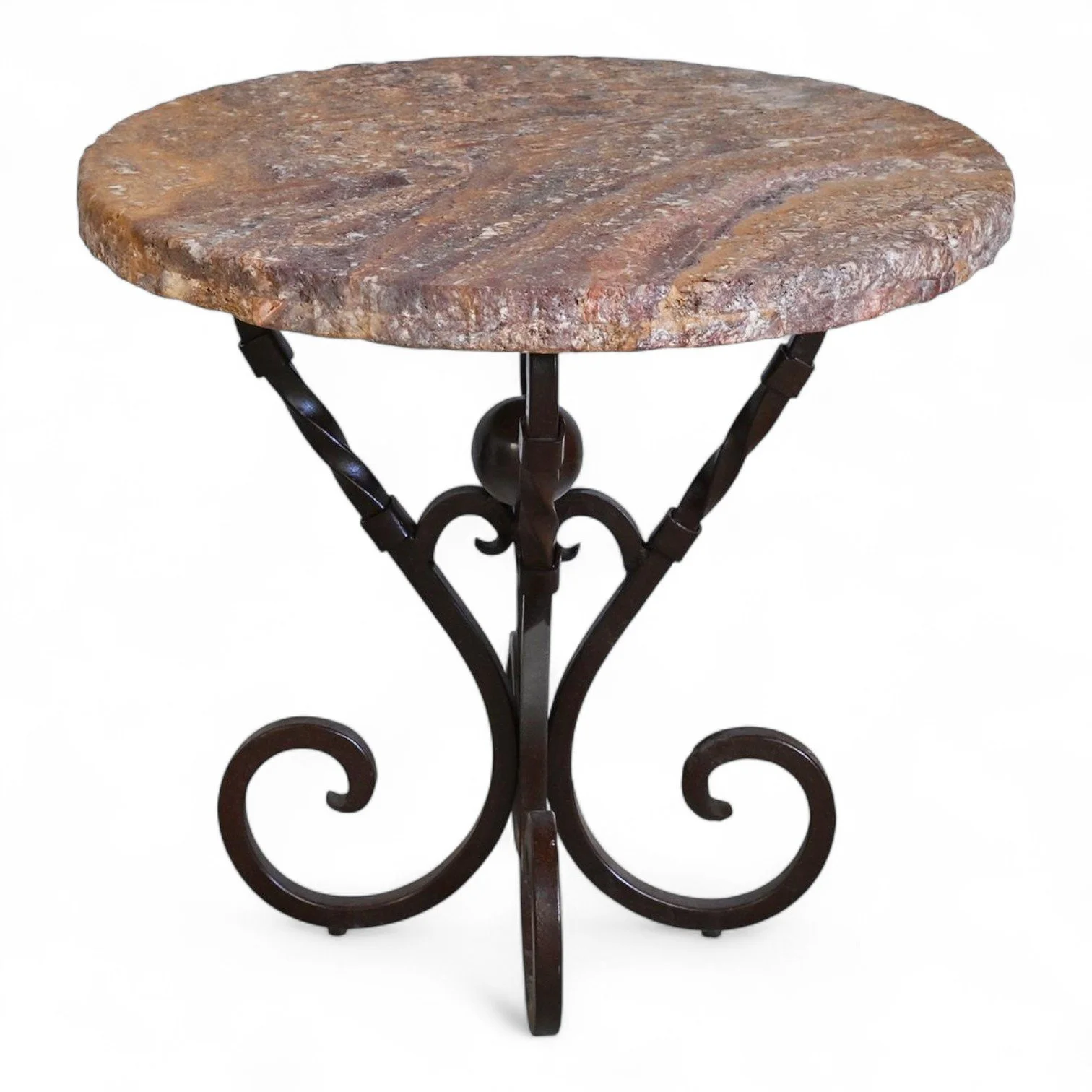 Plains Stone Top End Table