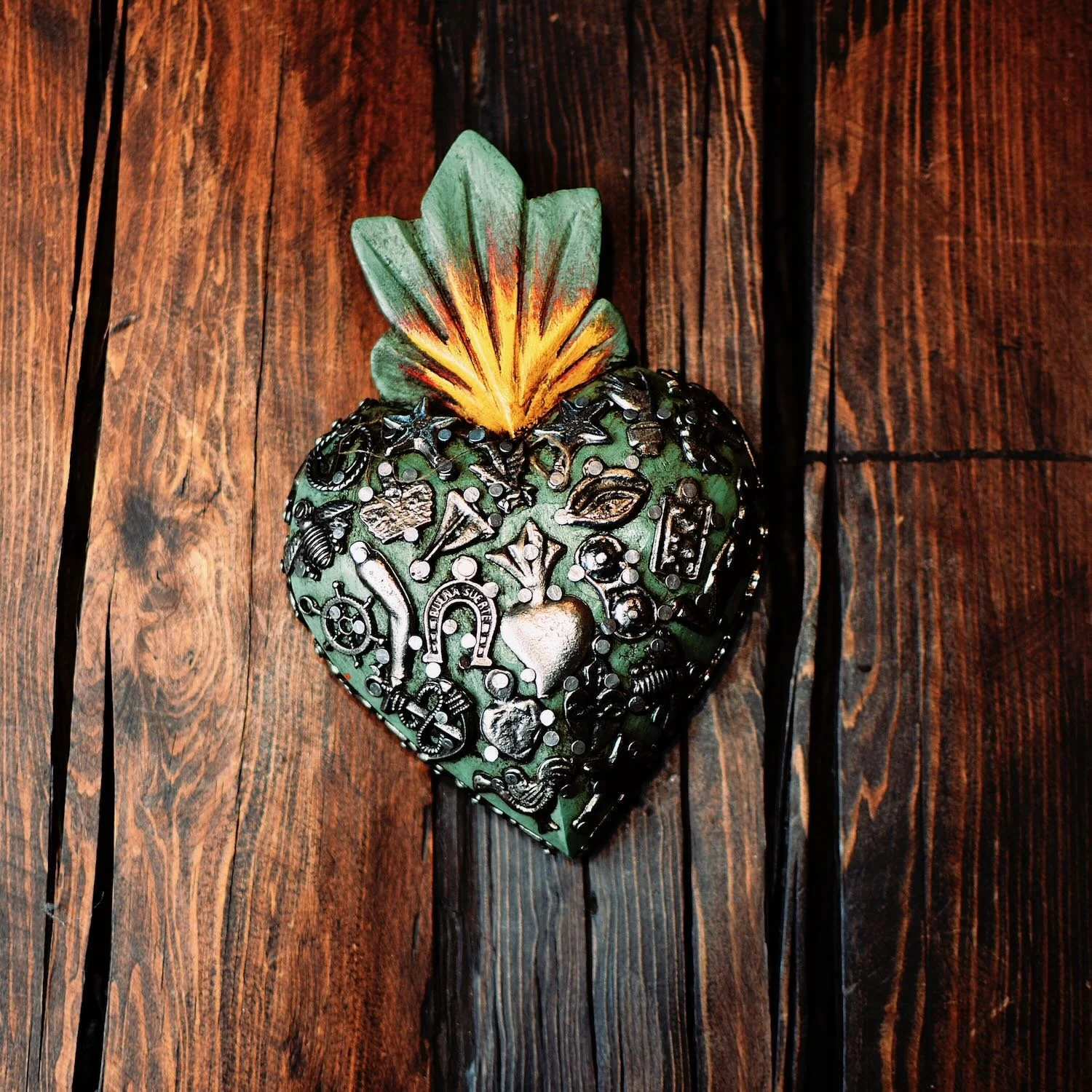 Corazón de Milagros Verde