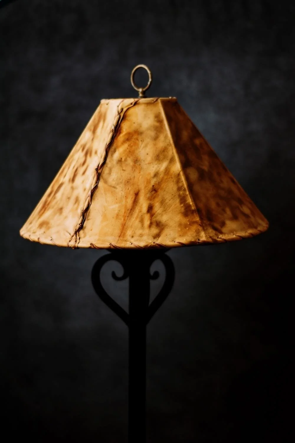 Yellowstone Rawhide Lampshade