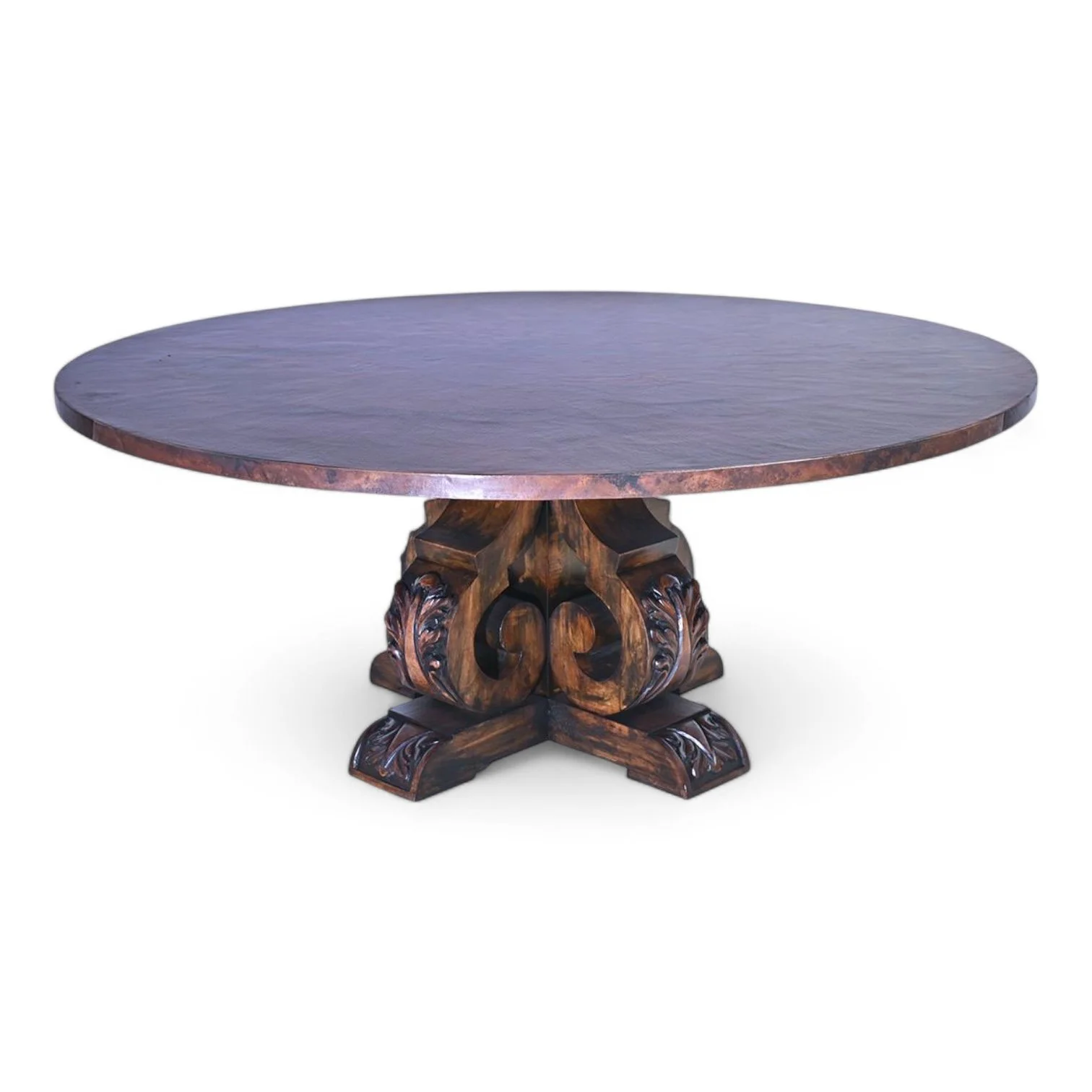 Elegante Hacienda Real Copper Dining Table