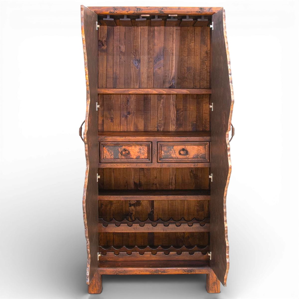 Volcán Copper Wine Cabinet