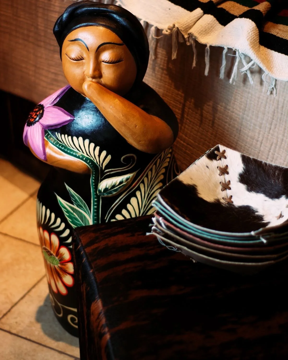 Painted gordita doll from Mexico.