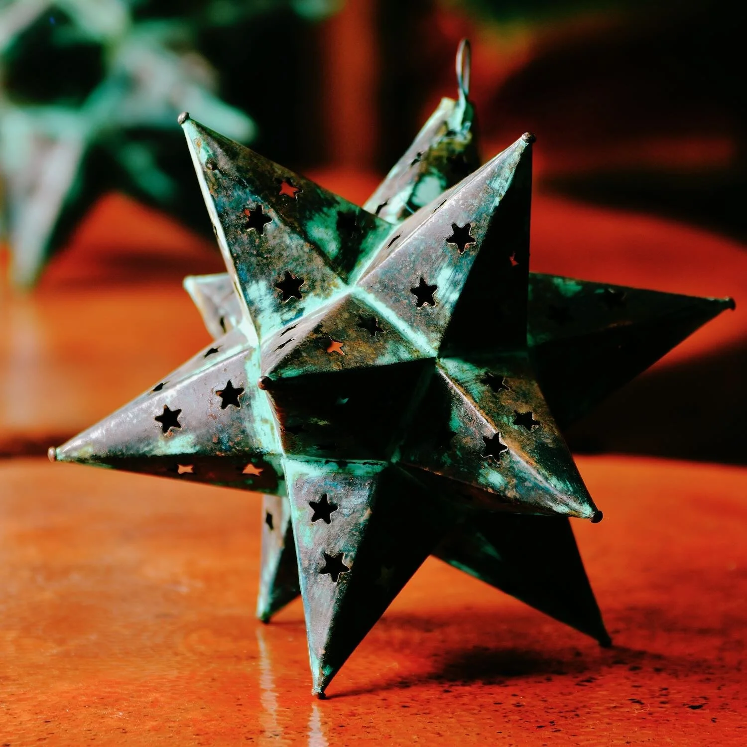 Distressed Turquoise Estrella - 12"