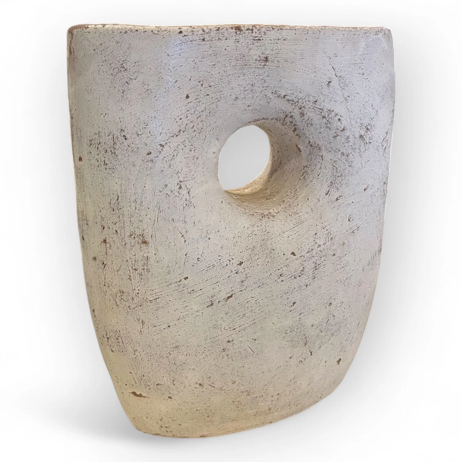 White Vase with Hole