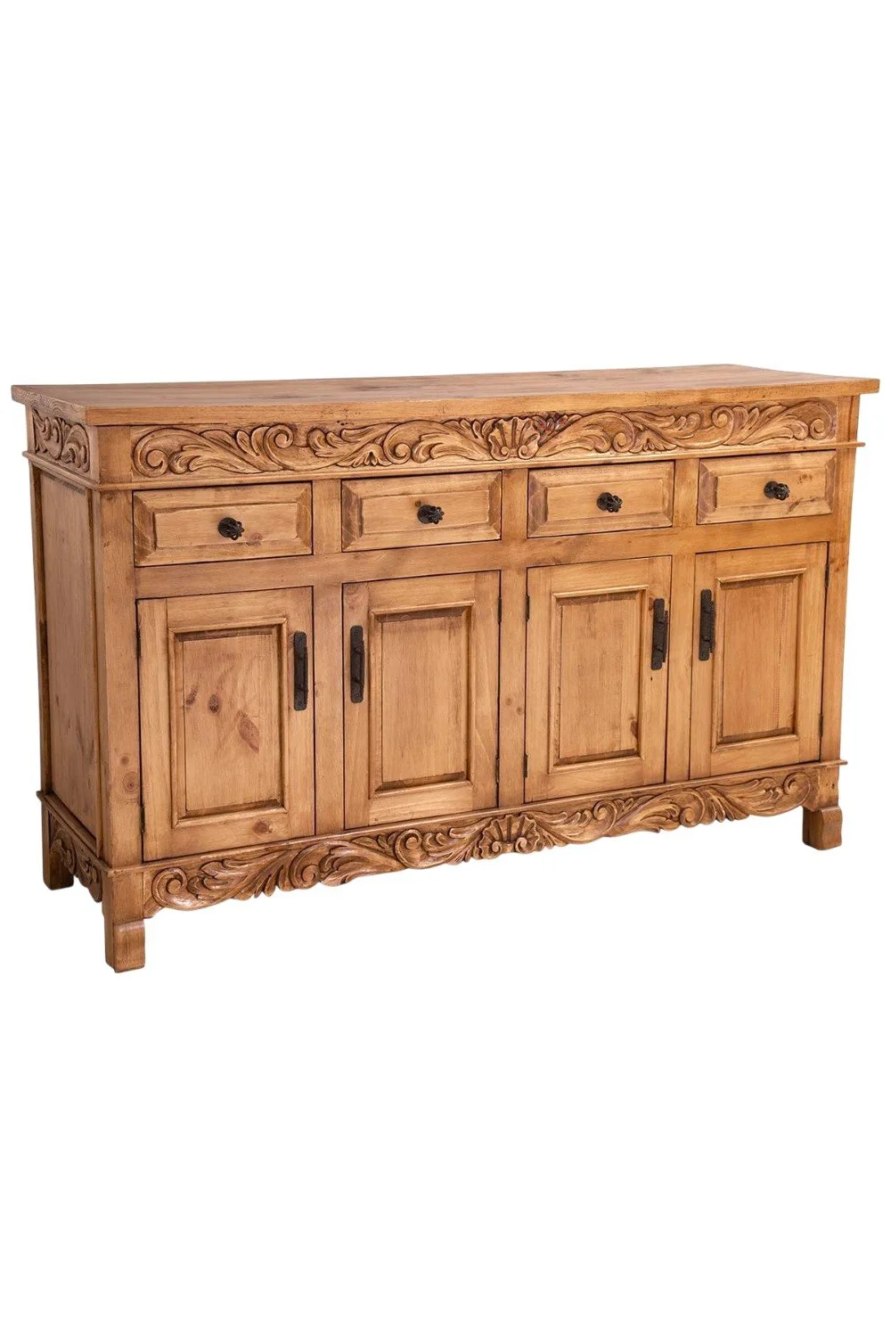 Las Cuevas Hand Carved Buffet Especial Light – Rustic Buffet
