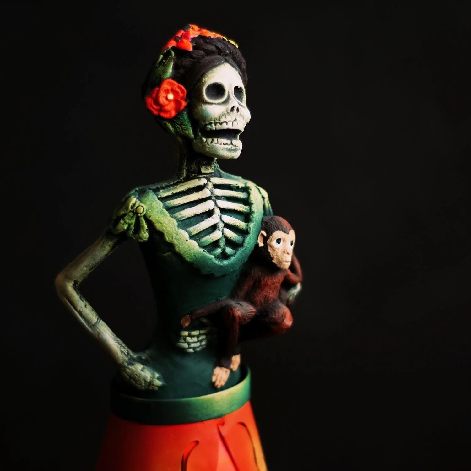 Metal Catrina Doll