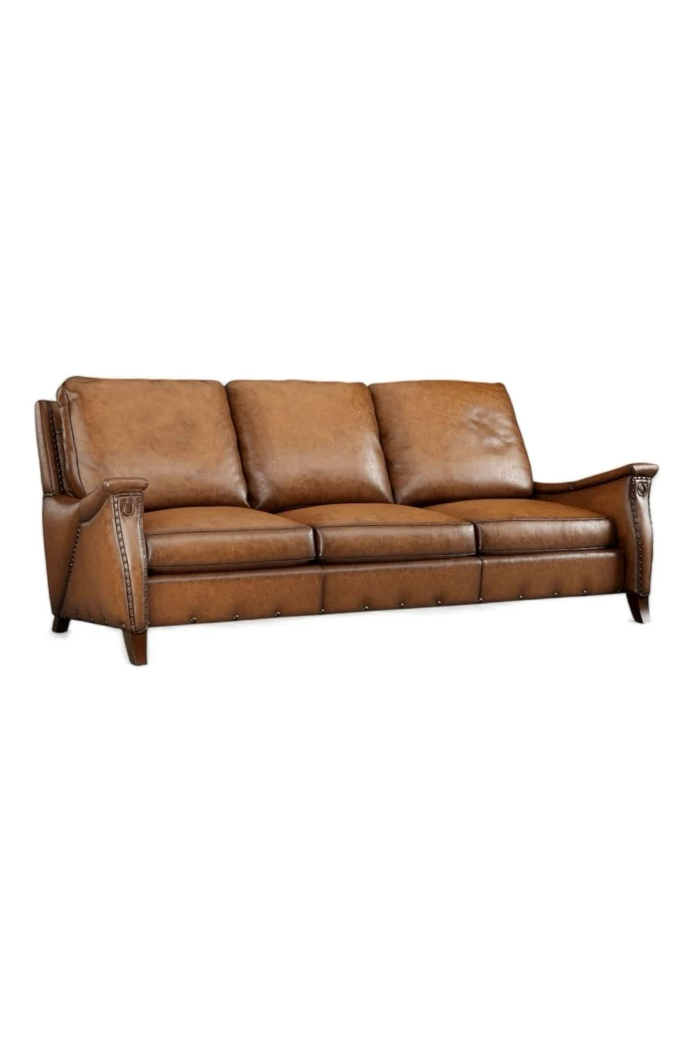 Corvallis Leather Sofa - Bark