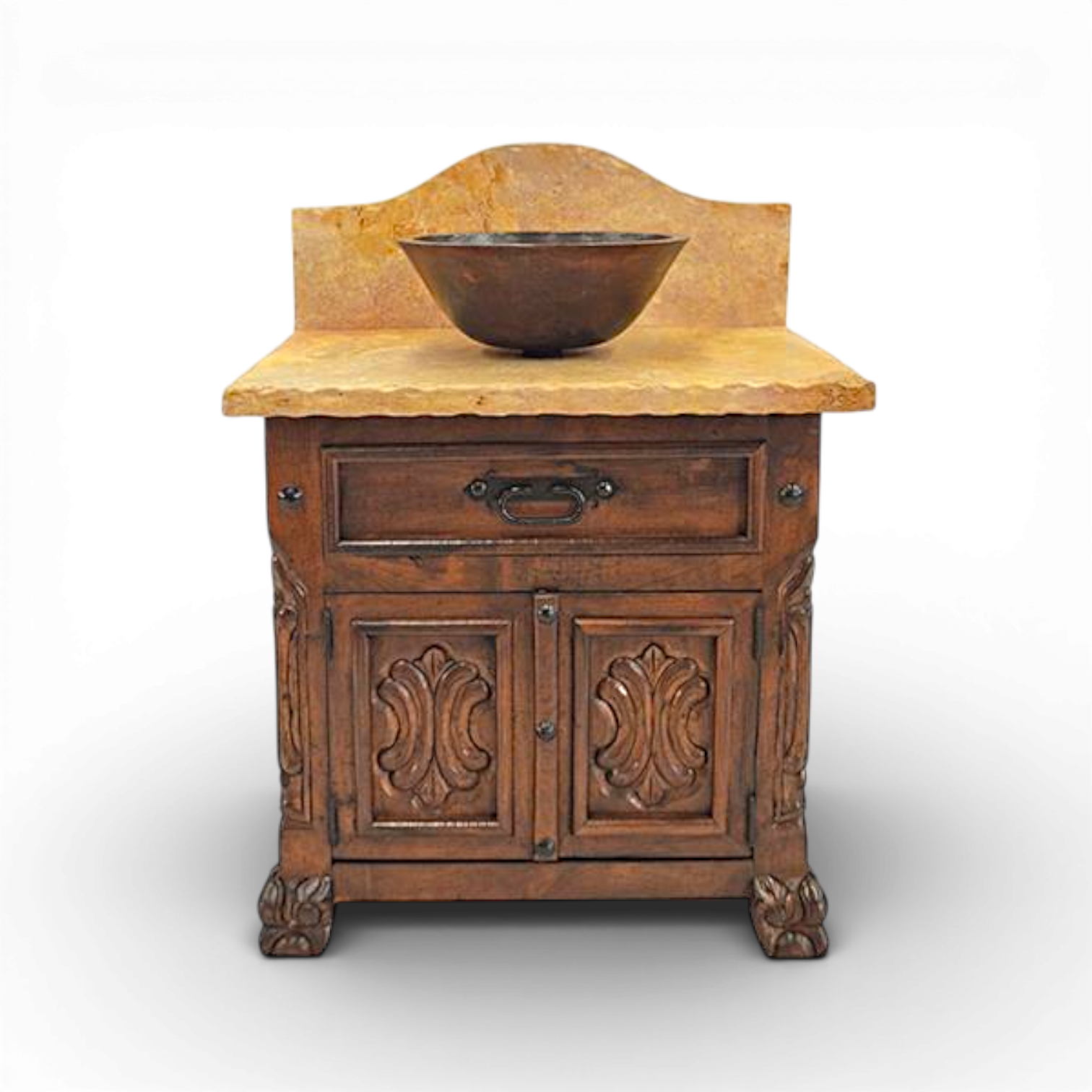Tesila Stone & Chilean Pine Vanity