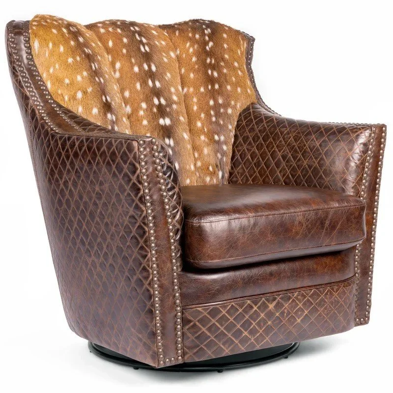Cody Axis Hide Swivel Chair