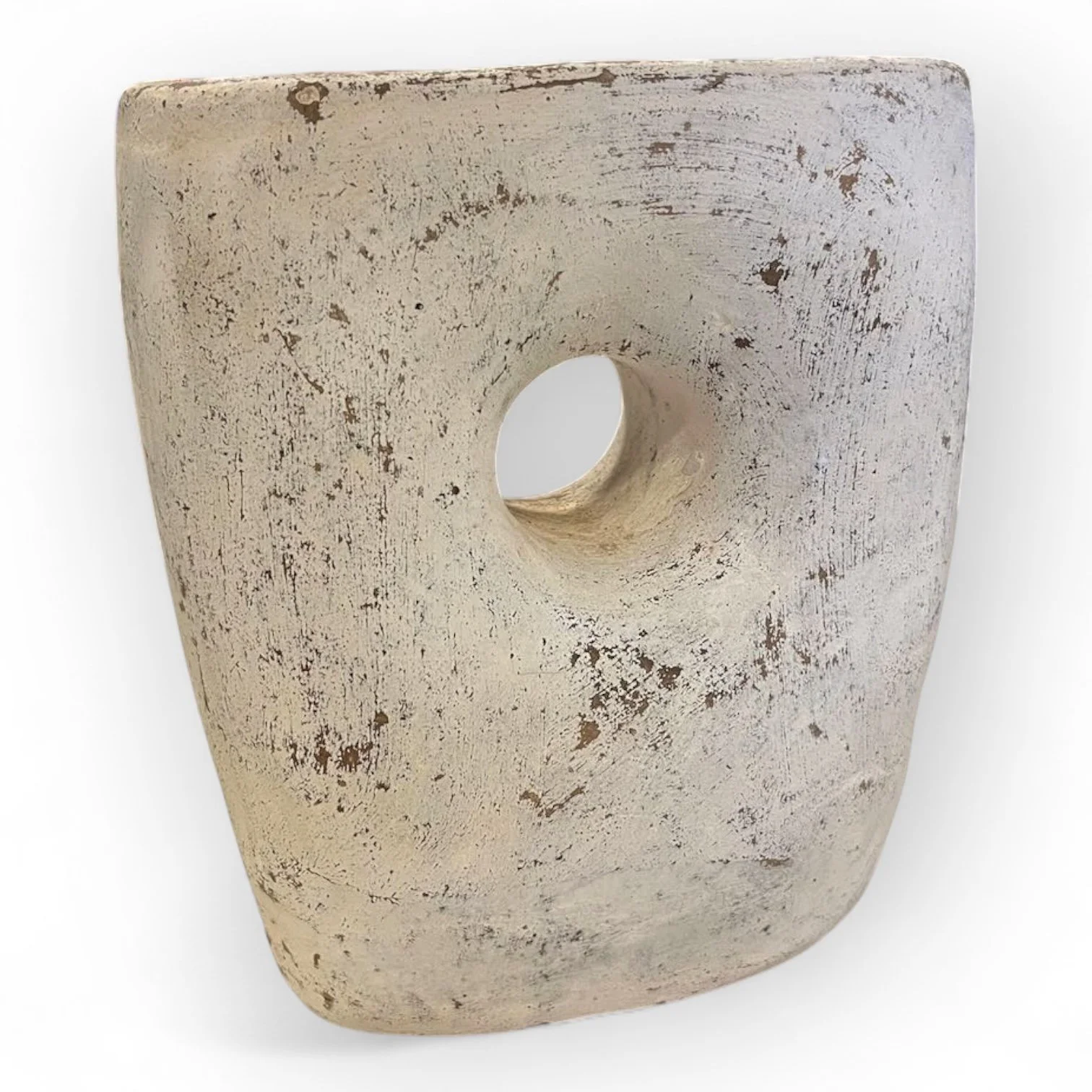 White Vase with Hole