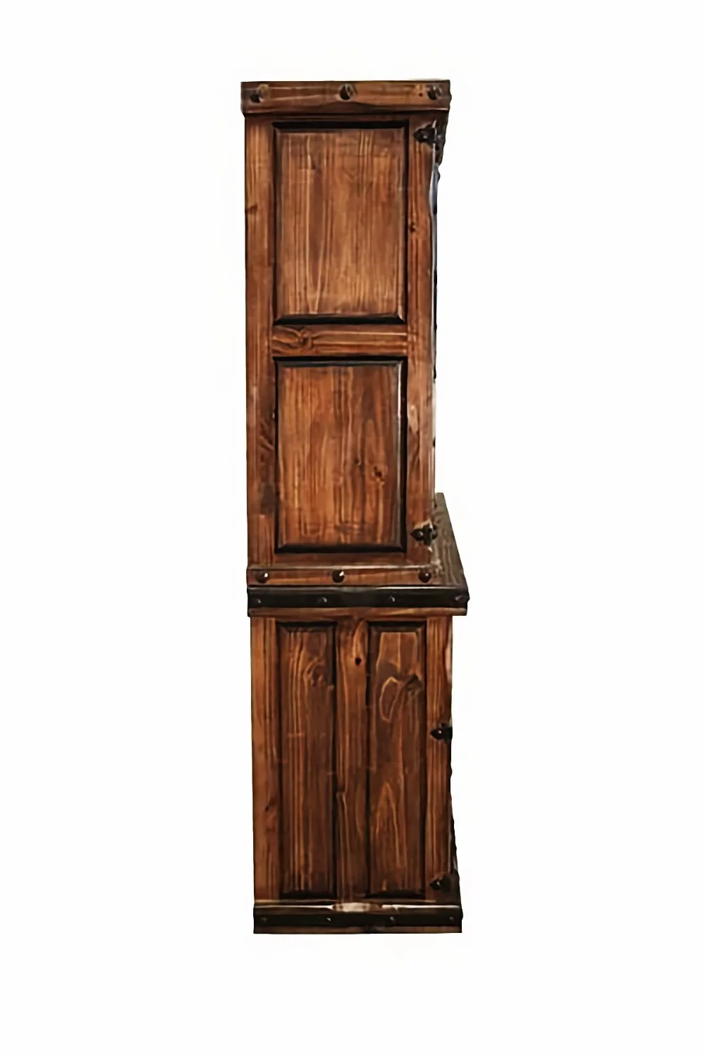 El Chapote Copper Hutch with Wine Rack