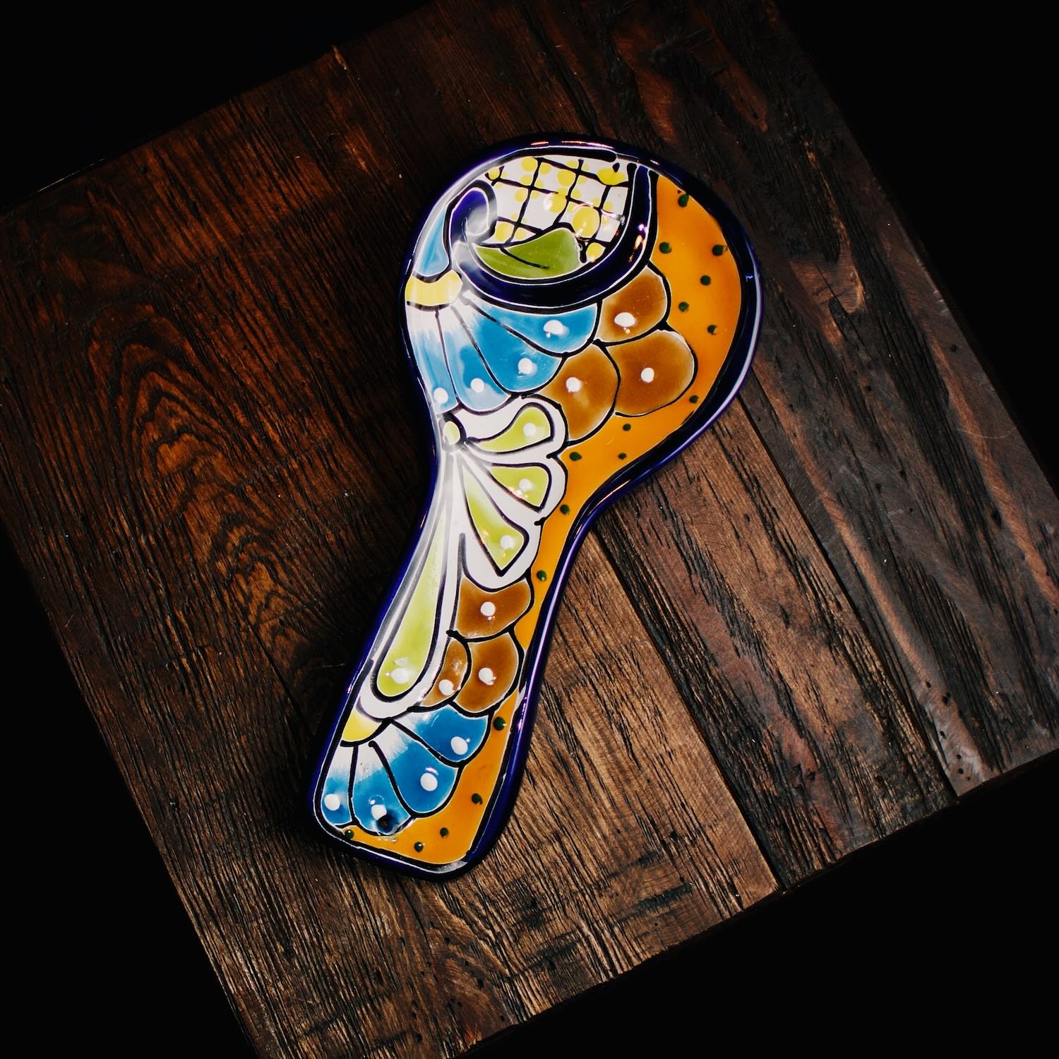 Colorful Talavera Spoon Rest 2