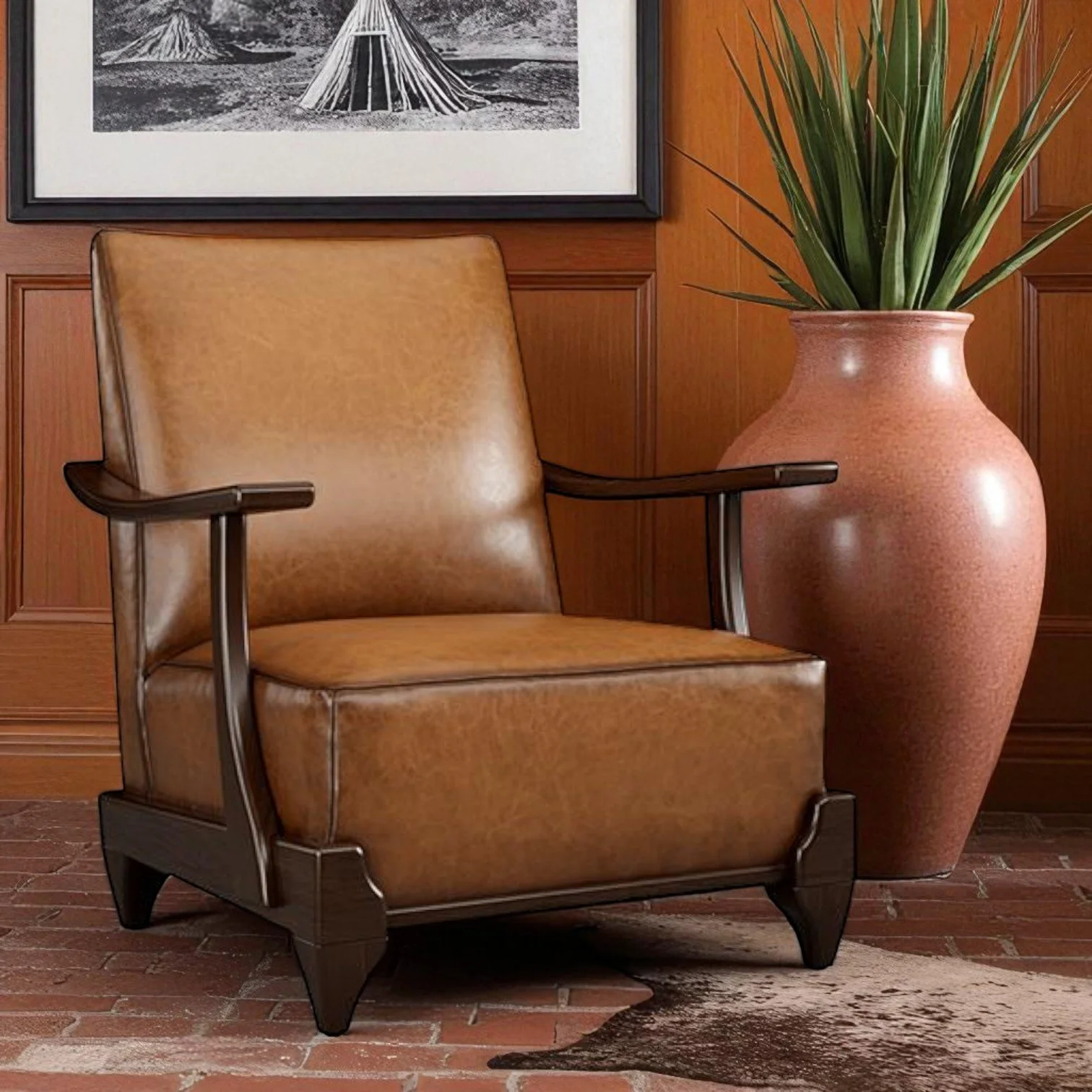 Big Spring Leather Chair
