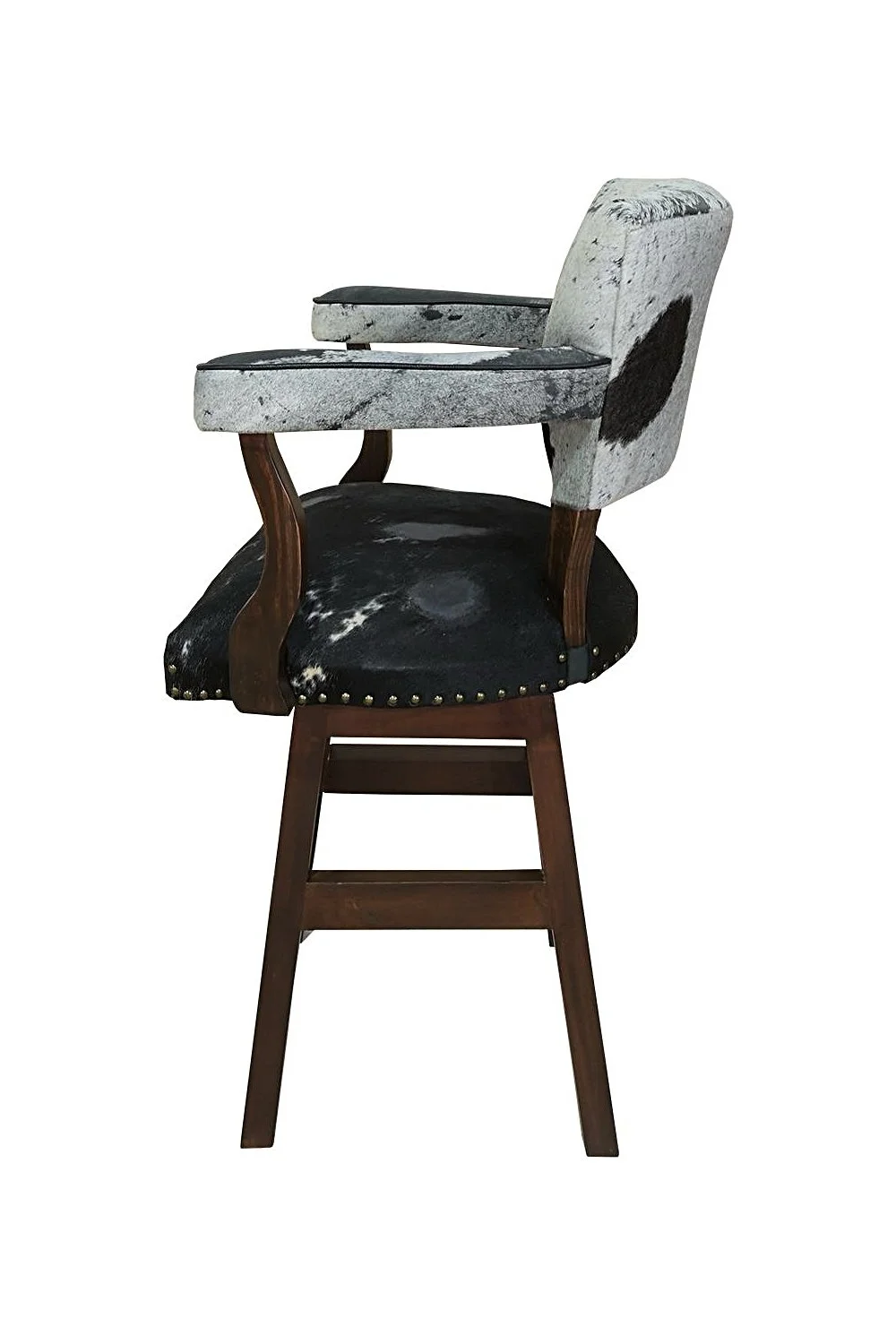 Austin Cowhide Bar Stool