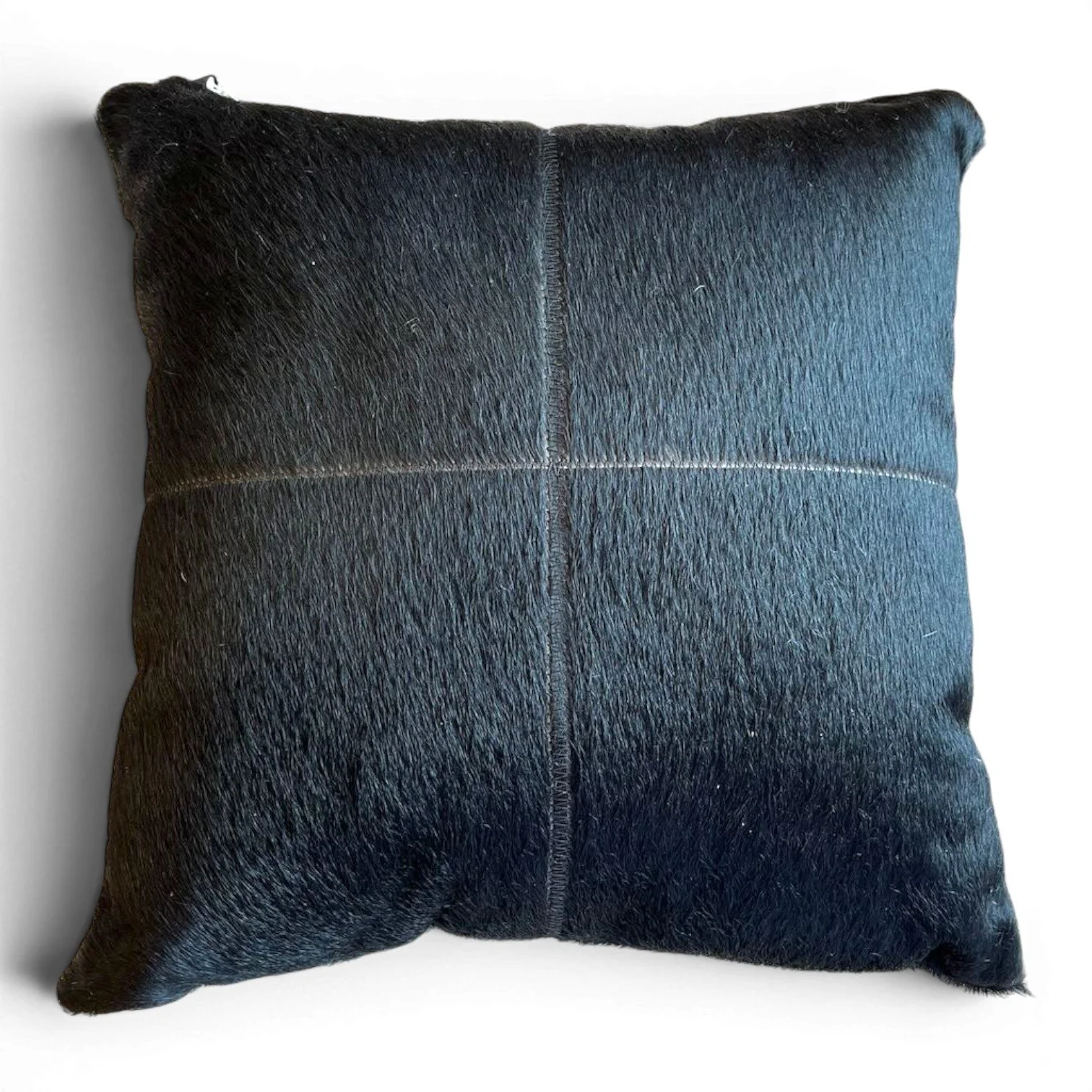 Tombstone Pillow | Handmade Brazilian Cowhide & Leather Western Throw Pillow Style 12