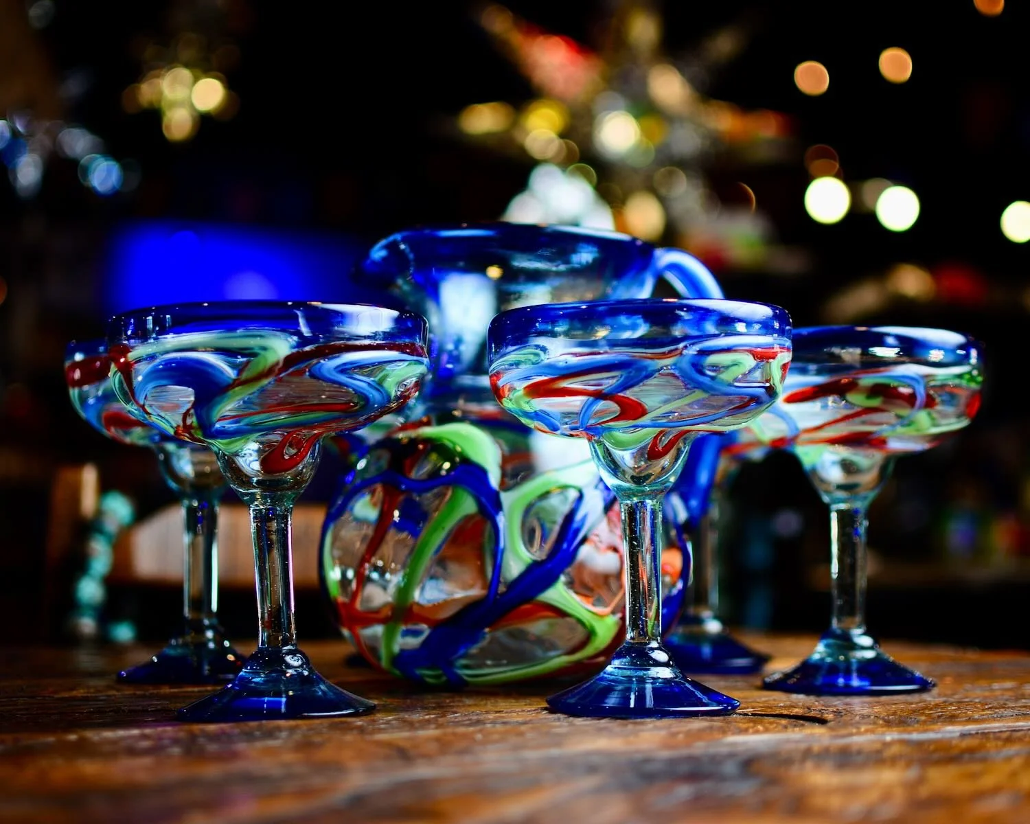 Mexicolor Margarita Pitcher & Glassware Set