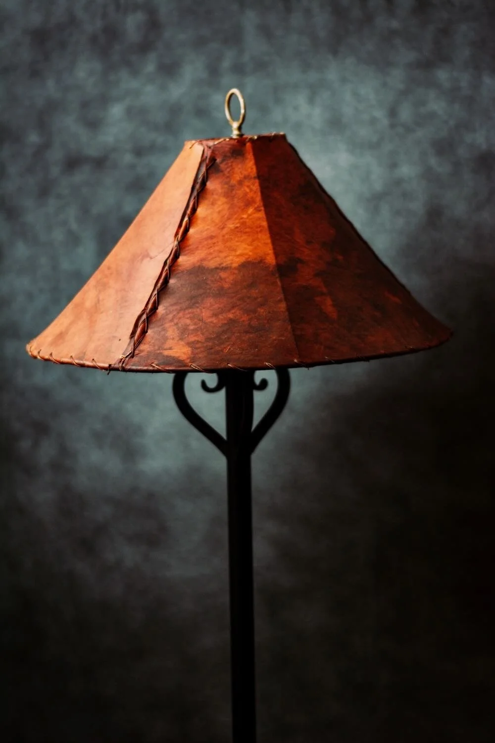 Yellowstone Rawhide Lampshade – Handmade Mexican Rustic Lighting