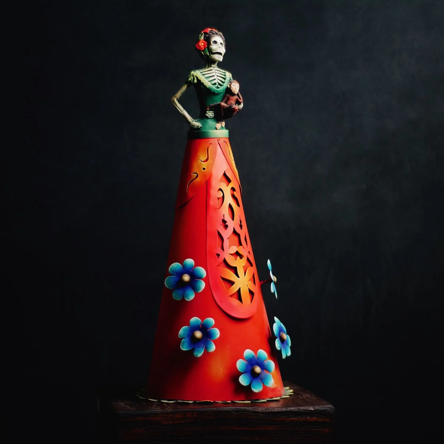 Metal Catrina Doll