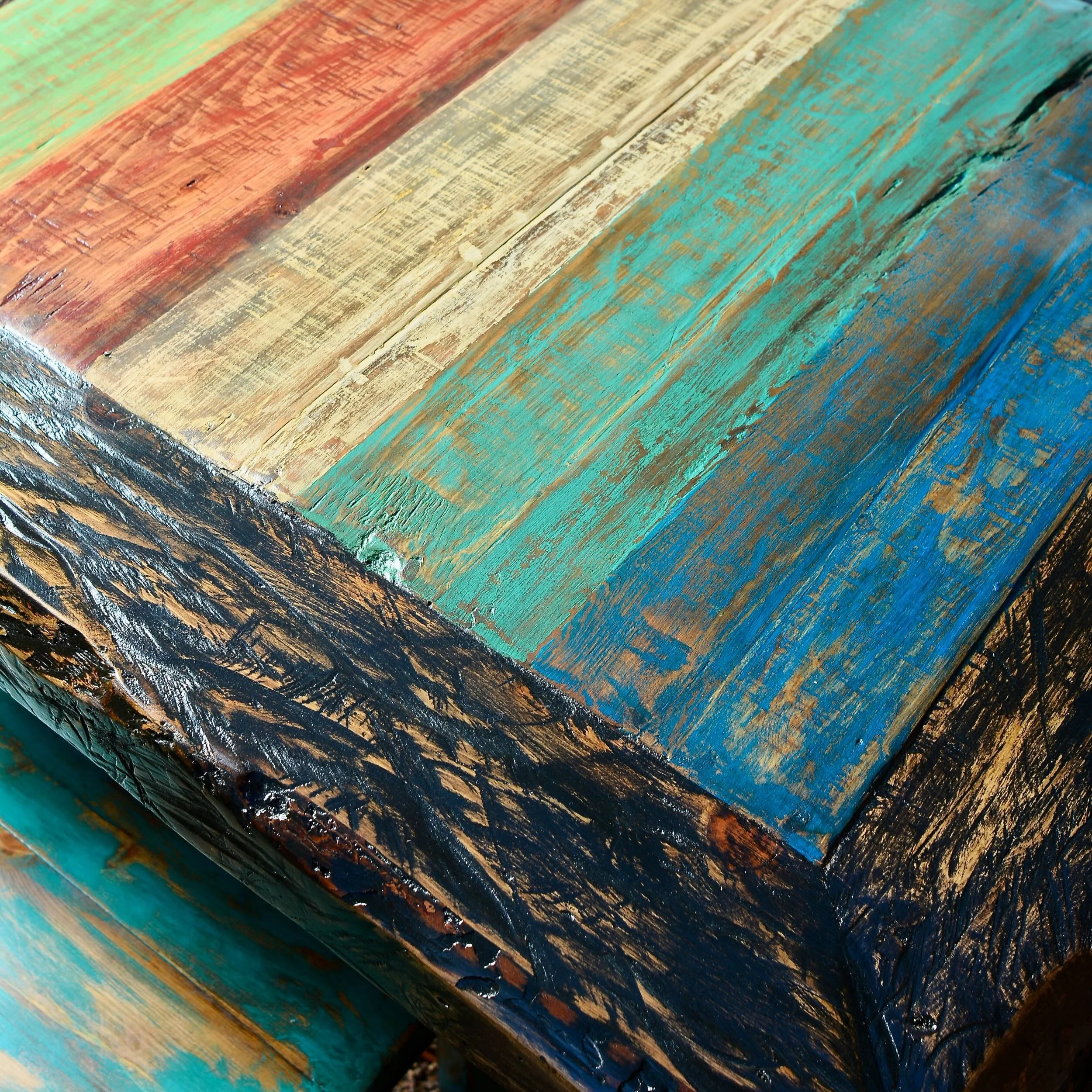 Hacienda Rústica Pintada Dining Table