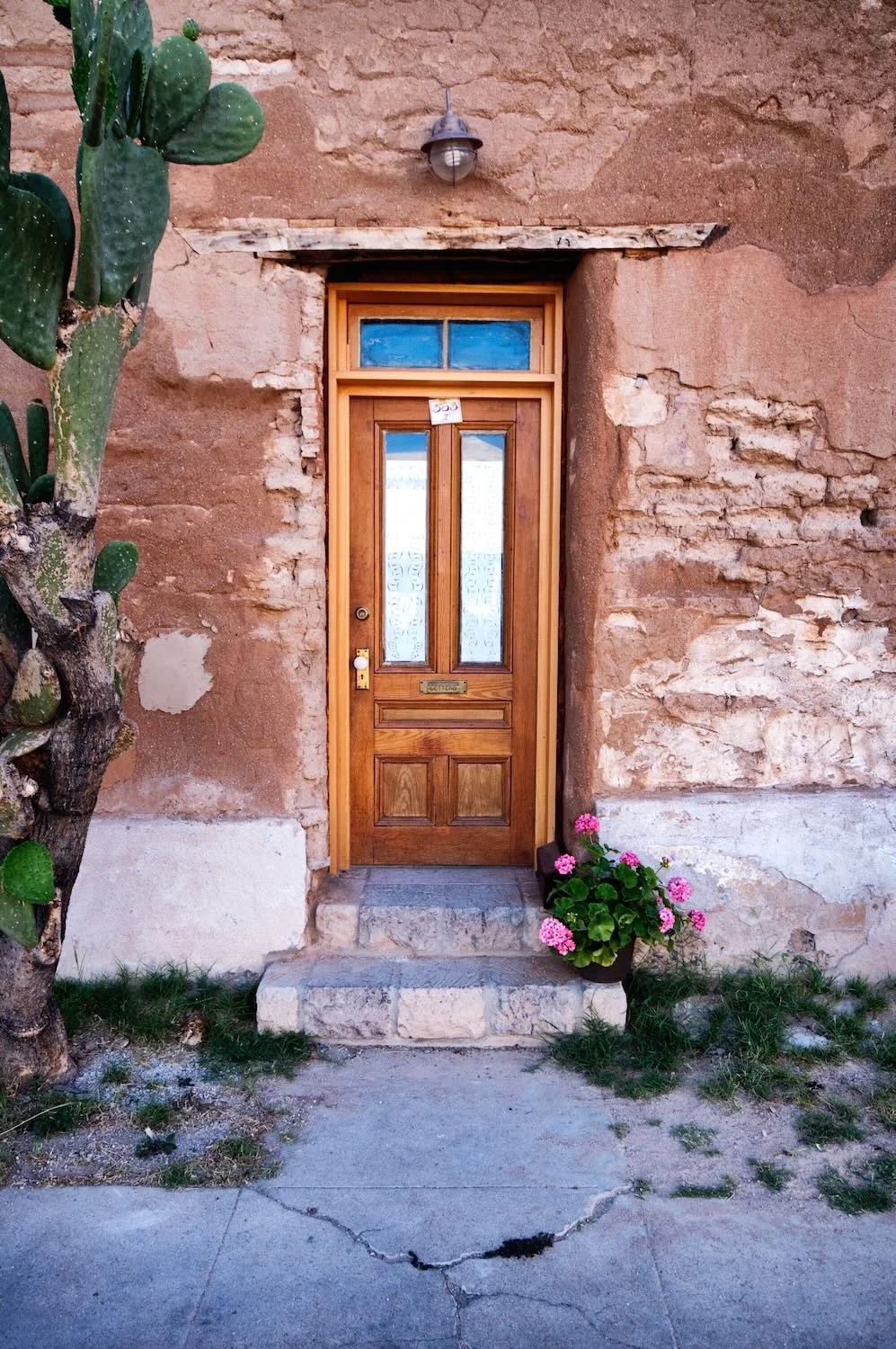 508 II – Slump Block Adobe with Stone Steps, Barrio Viejo Tucson