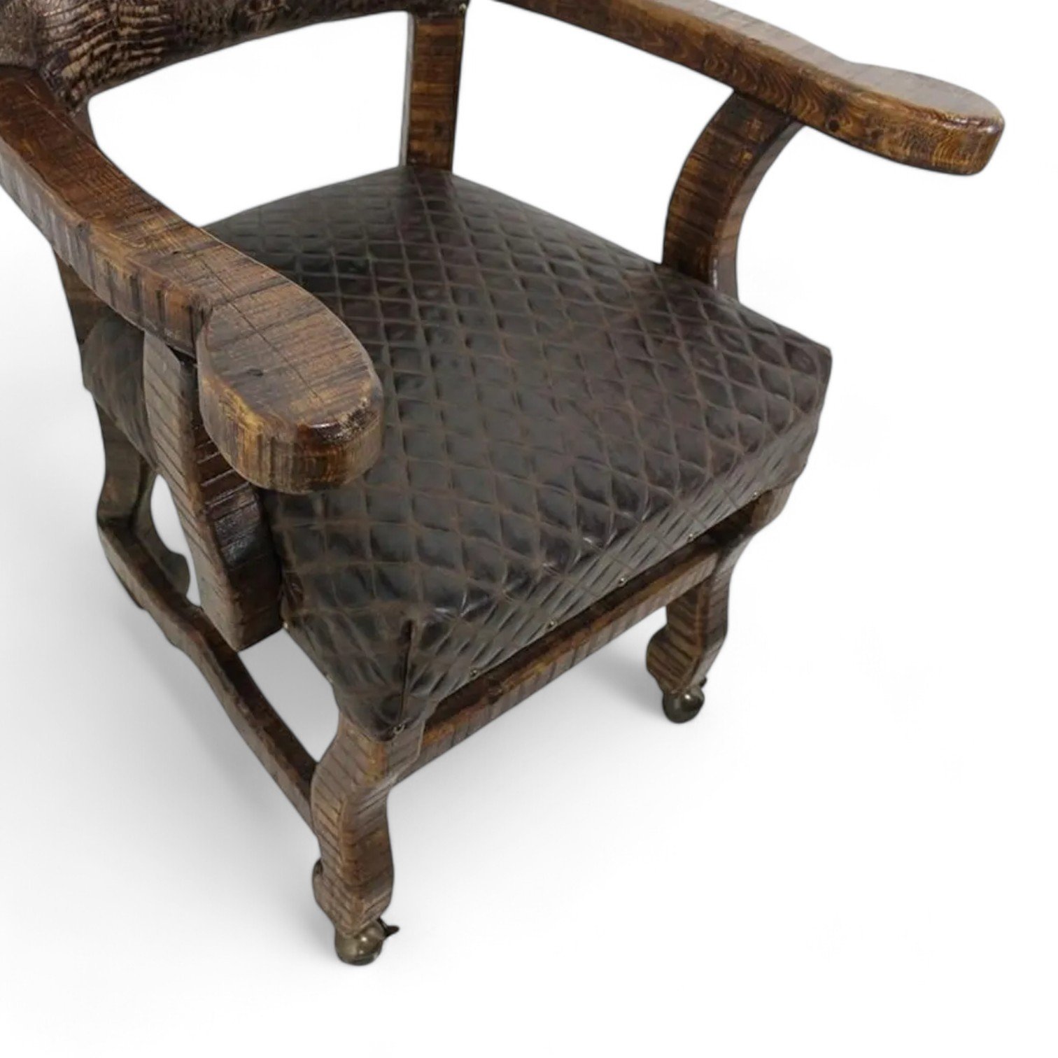 Magdalena Leather Poker Game Chair,