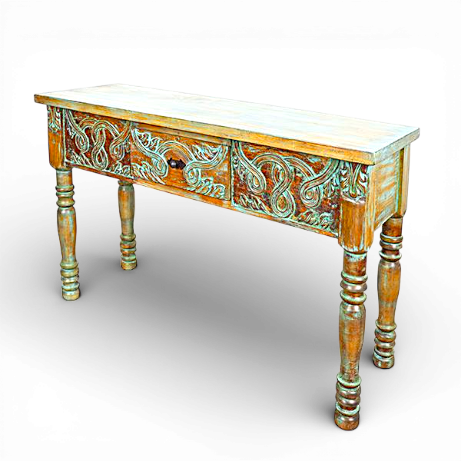 Los Reyes Turquoise Console