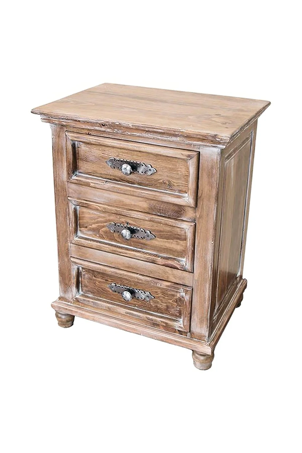 Arenas Blancas 3 Drawer Nightstand