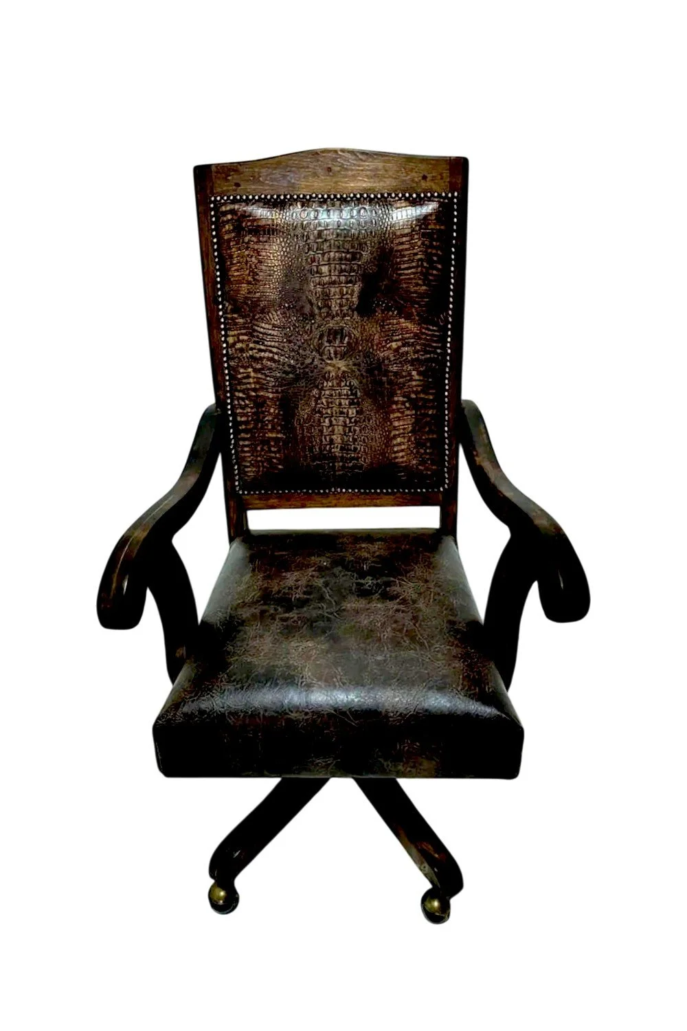 Especial de Texas Leather Desk Chair