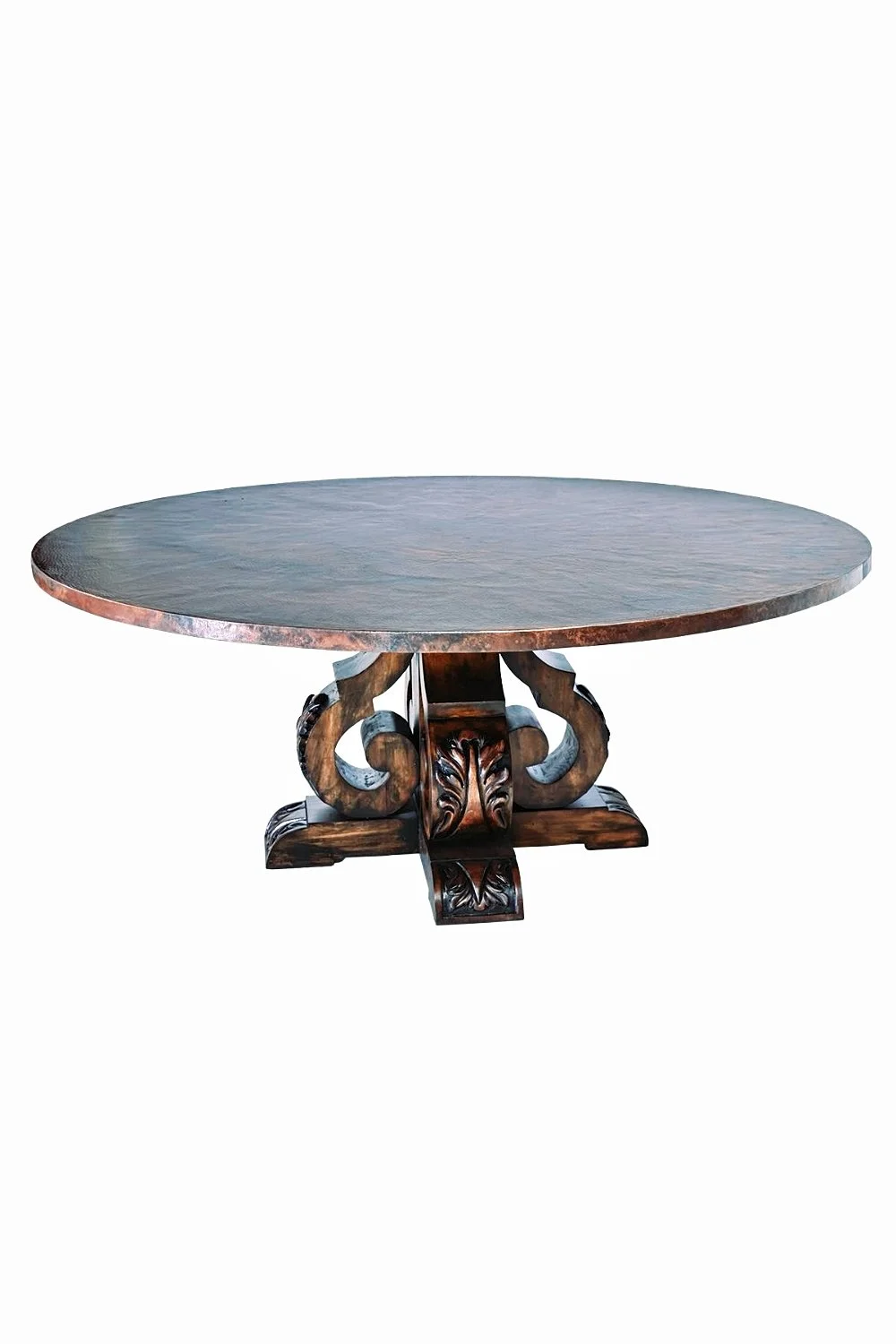 Elegante Hacienda Real Copper Dining Table