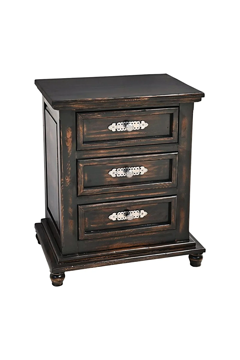 Arenas Negras 3 Drawer Nightstand