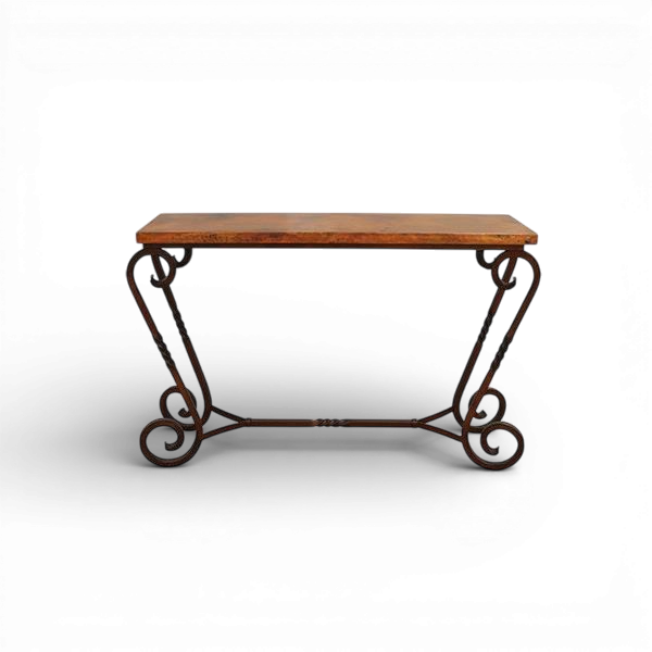El Durazo Copper Sofa Table