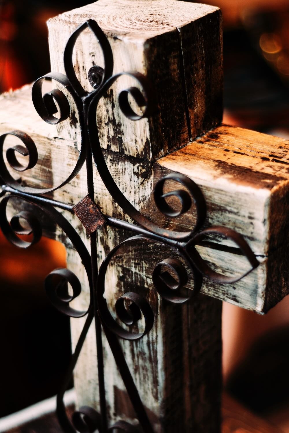 Cruz de Madera - Crema