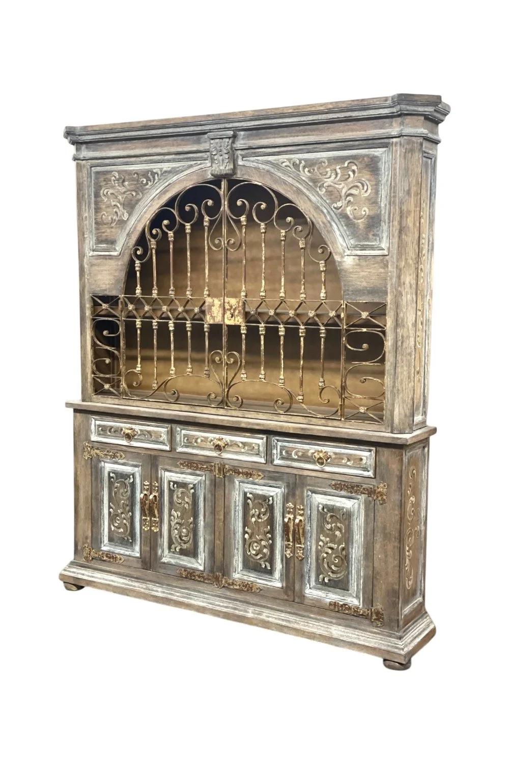 La Oroya Buffet & Hutch – Handmade Peruvian Farmhouse Cabinet