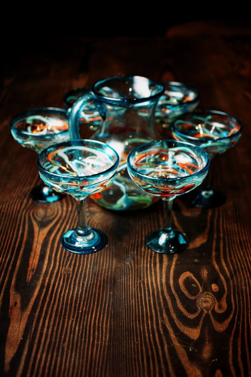 Mexicolor Margarita Pitcher & Glassware Set