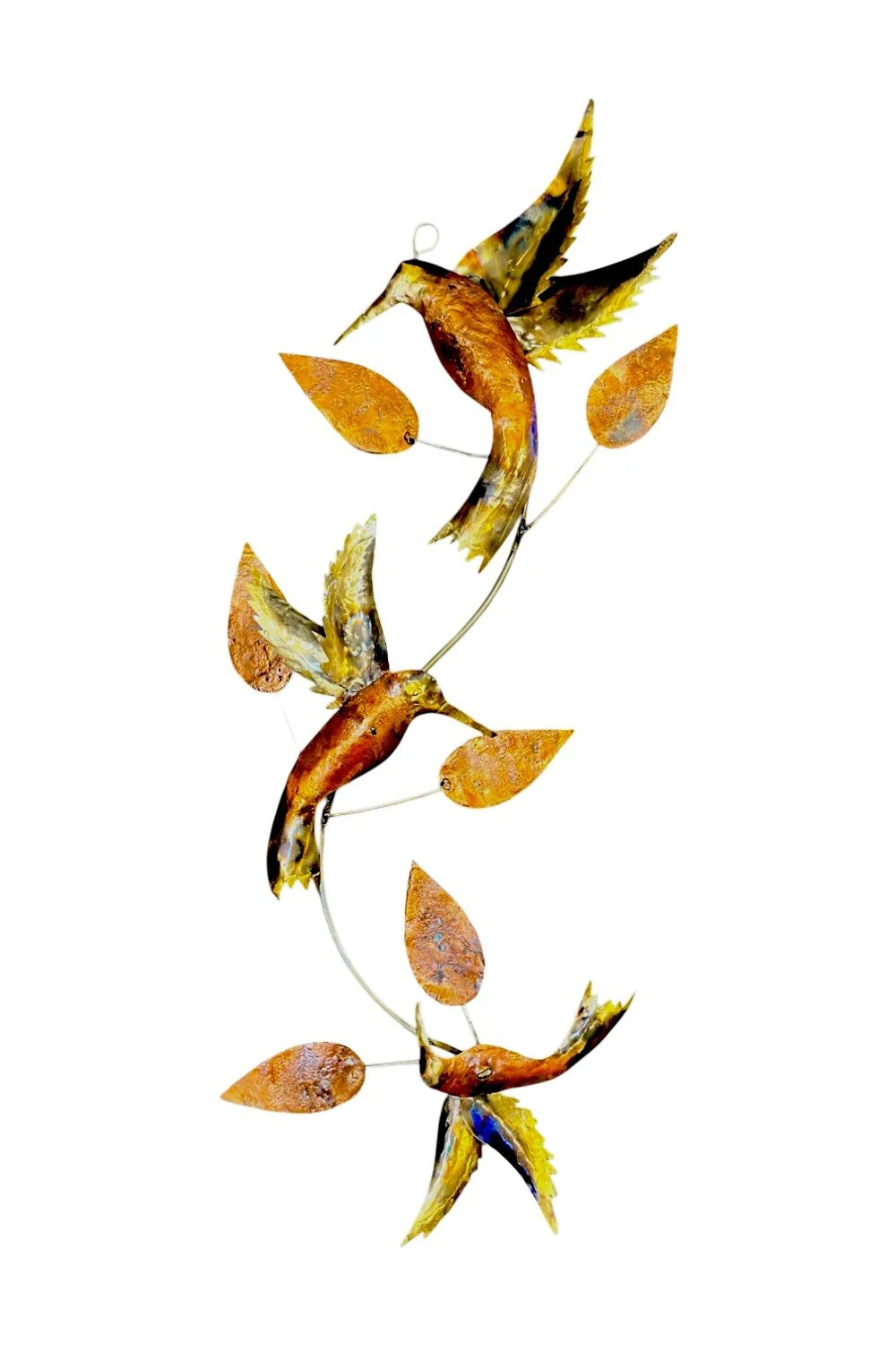 Colibrí de Cobre – Handmade Mexican Hummingbird Wall Art