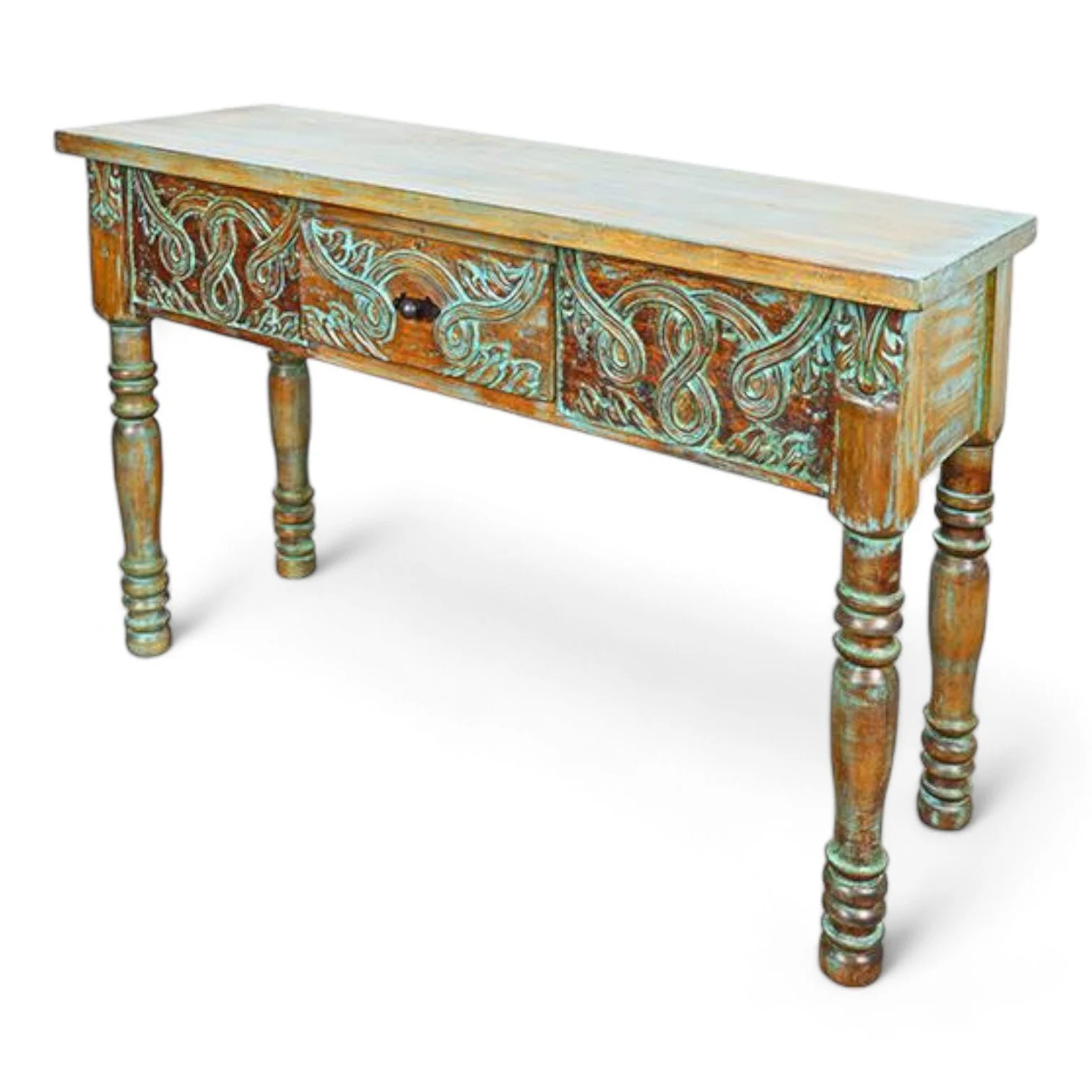 Los Reyes Turquoise Console