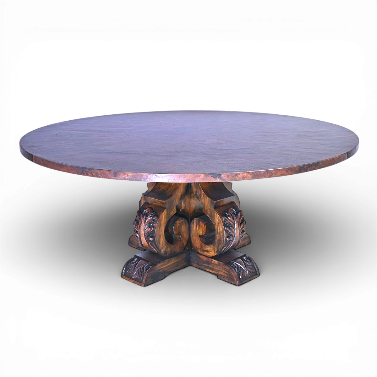 Elegante Hacienda Real Copper Dining Table