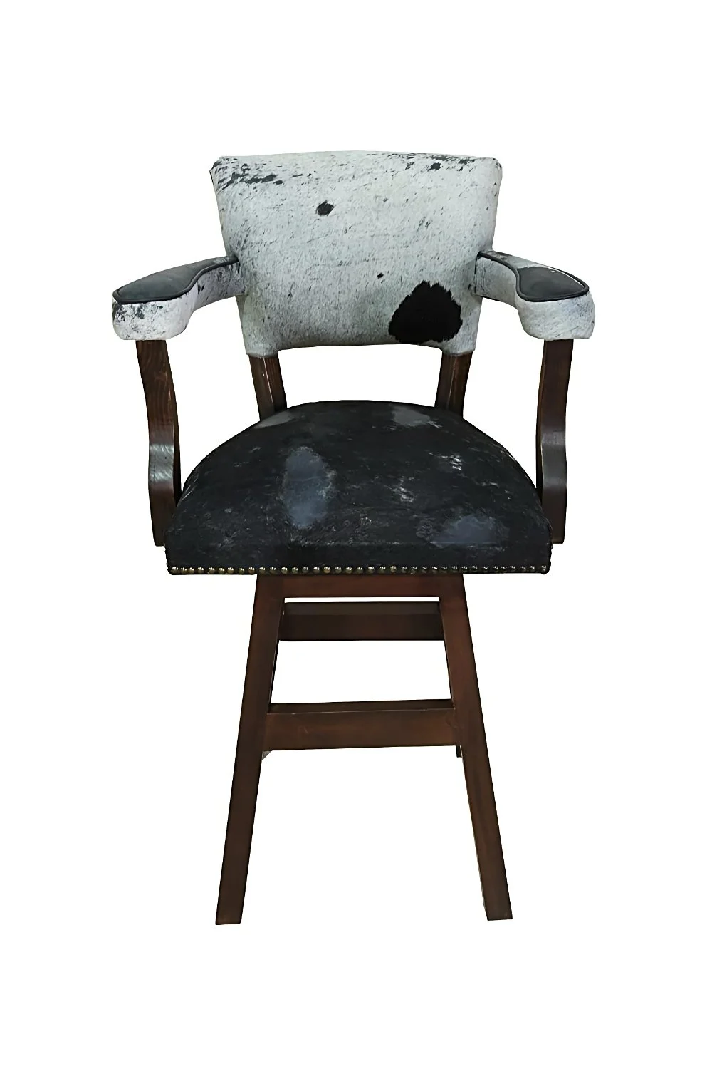 Austin Cowhide Bar Stool