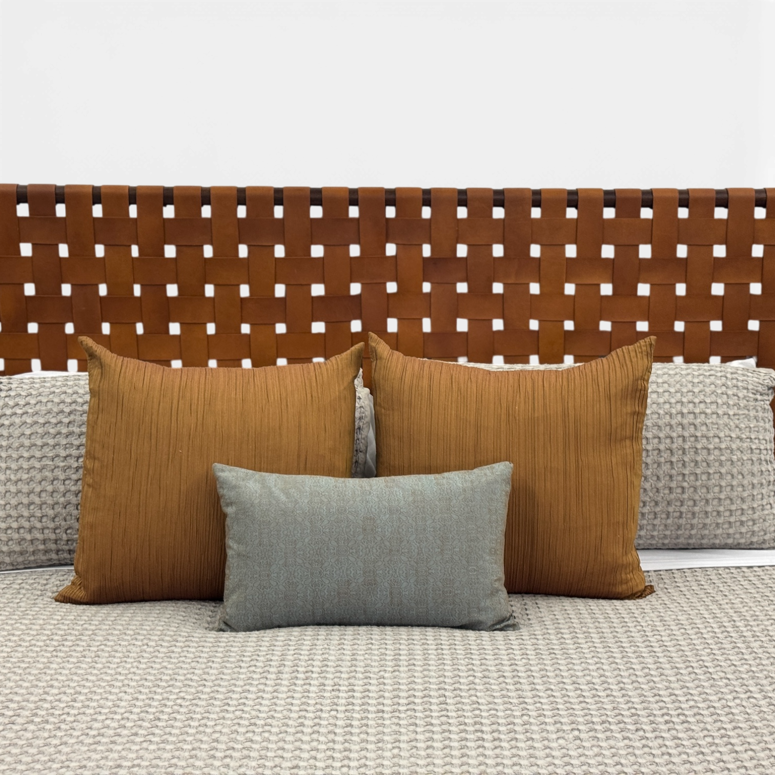 Marisol Leather King Bed