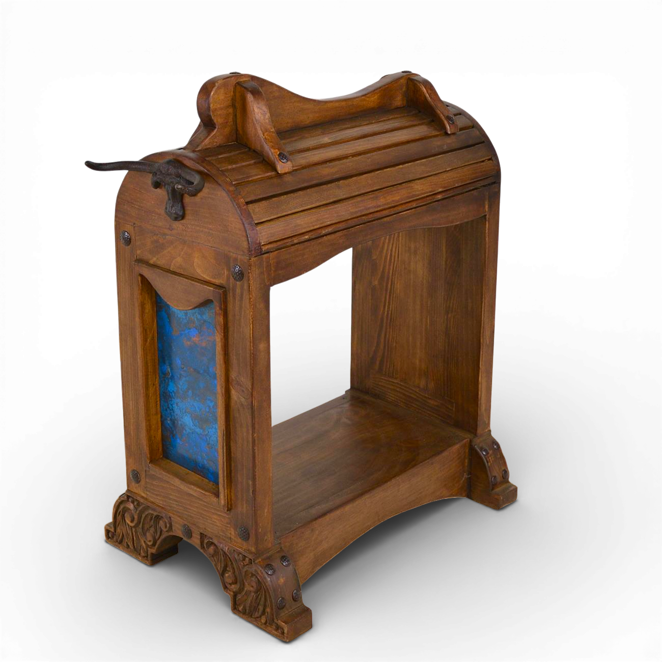 Villa de Ramos Turquoise Copper Saddle Stand