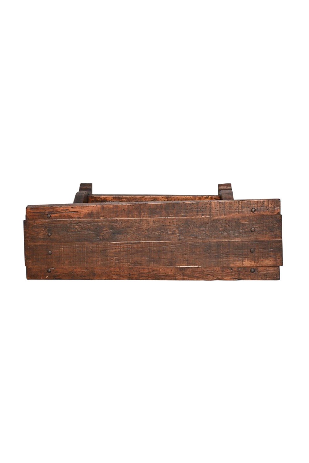 Parrita Console Table – Rustic Western Hand Carved Console