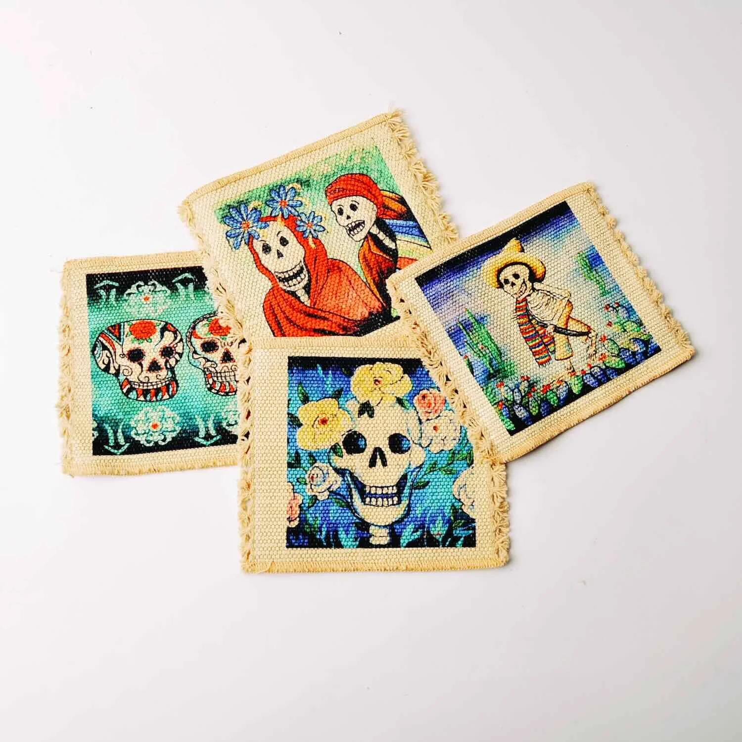 Dia de los Muertos Drink Coasters