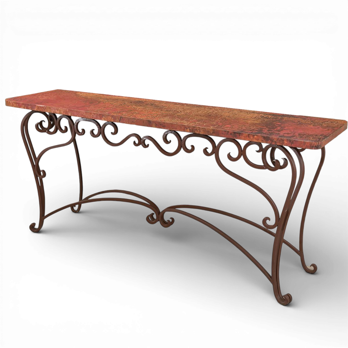 El Paso Copper Sofa Table - Natural