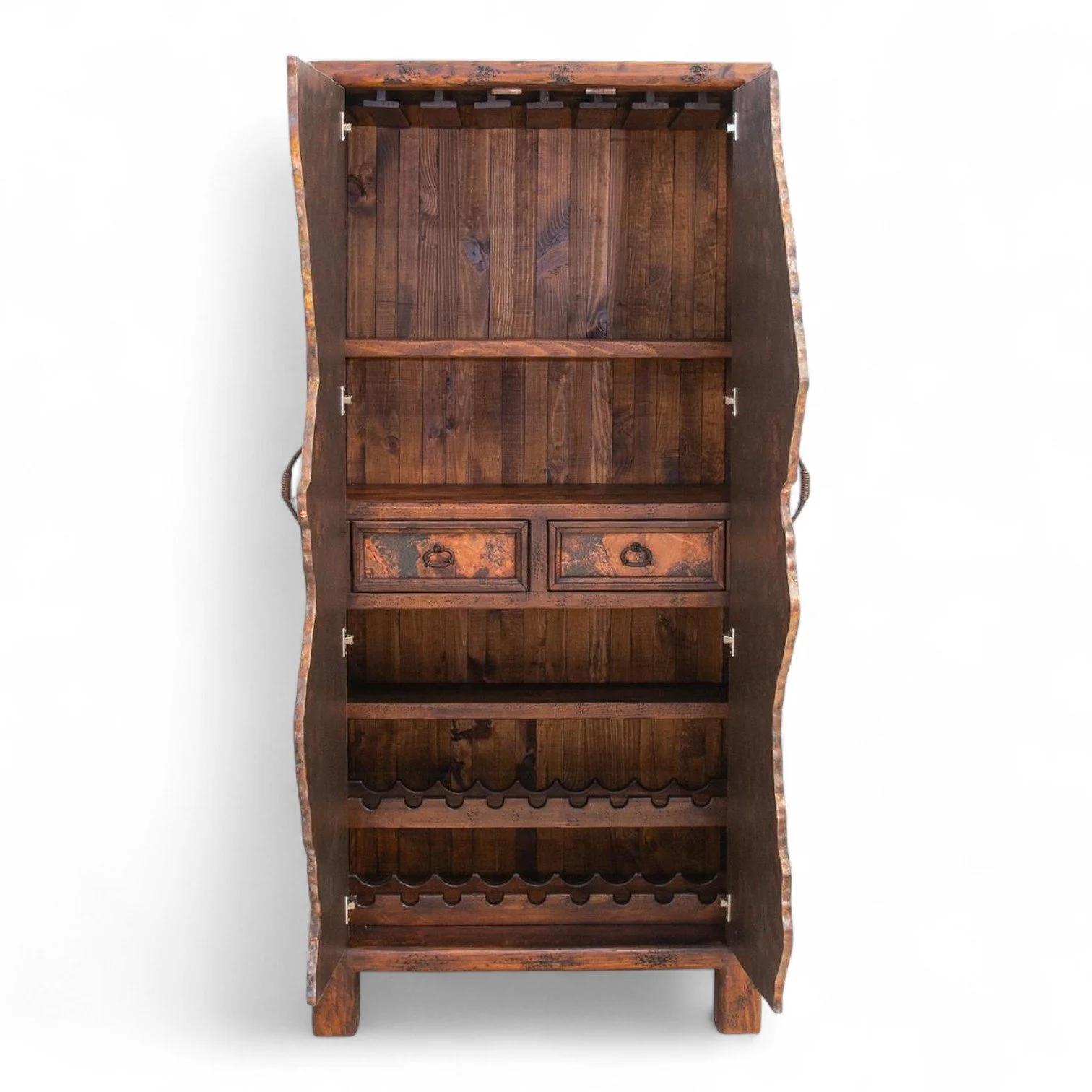 Volcán Copper Wine Cabinet