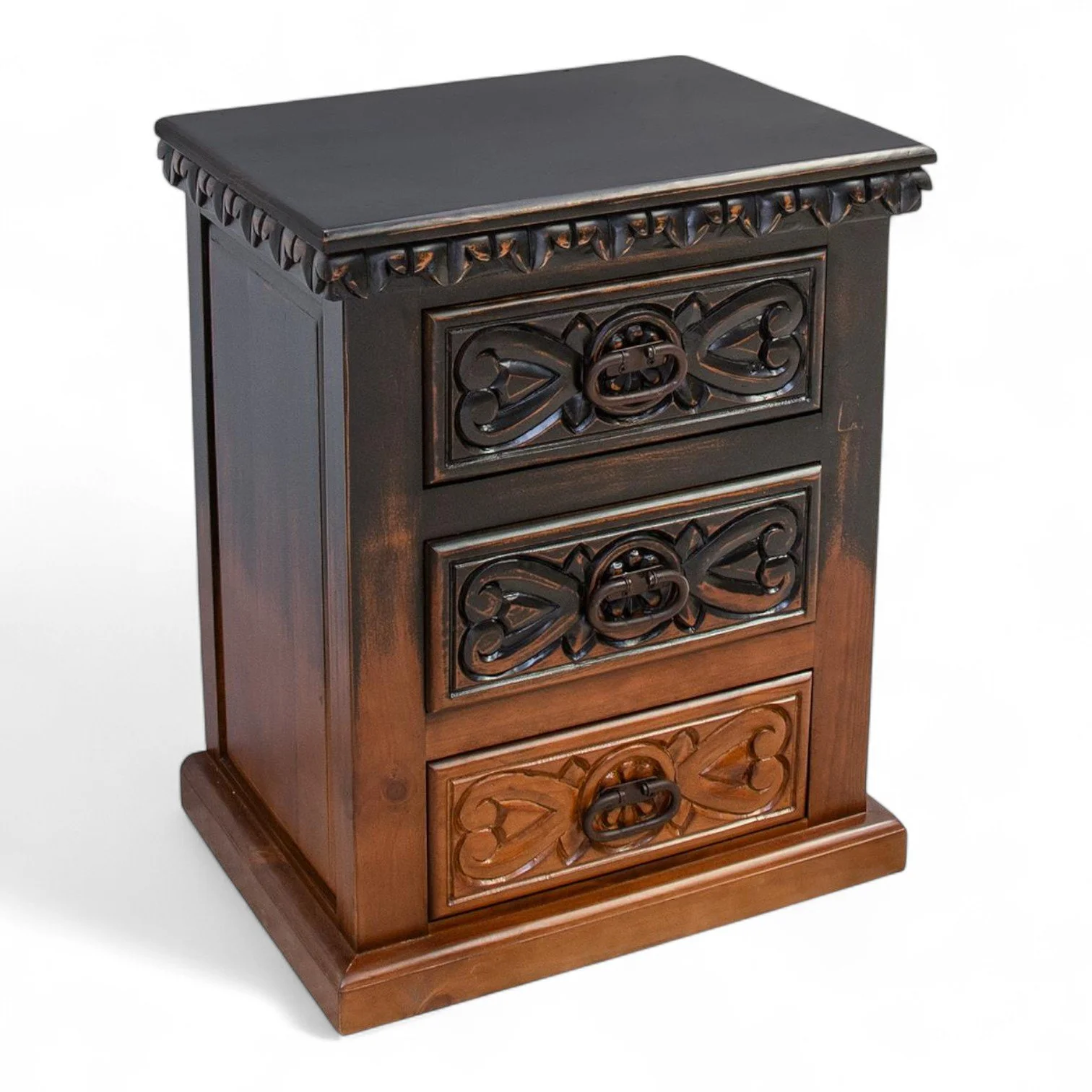 Oaxaca Ombre Carved Nightstand
