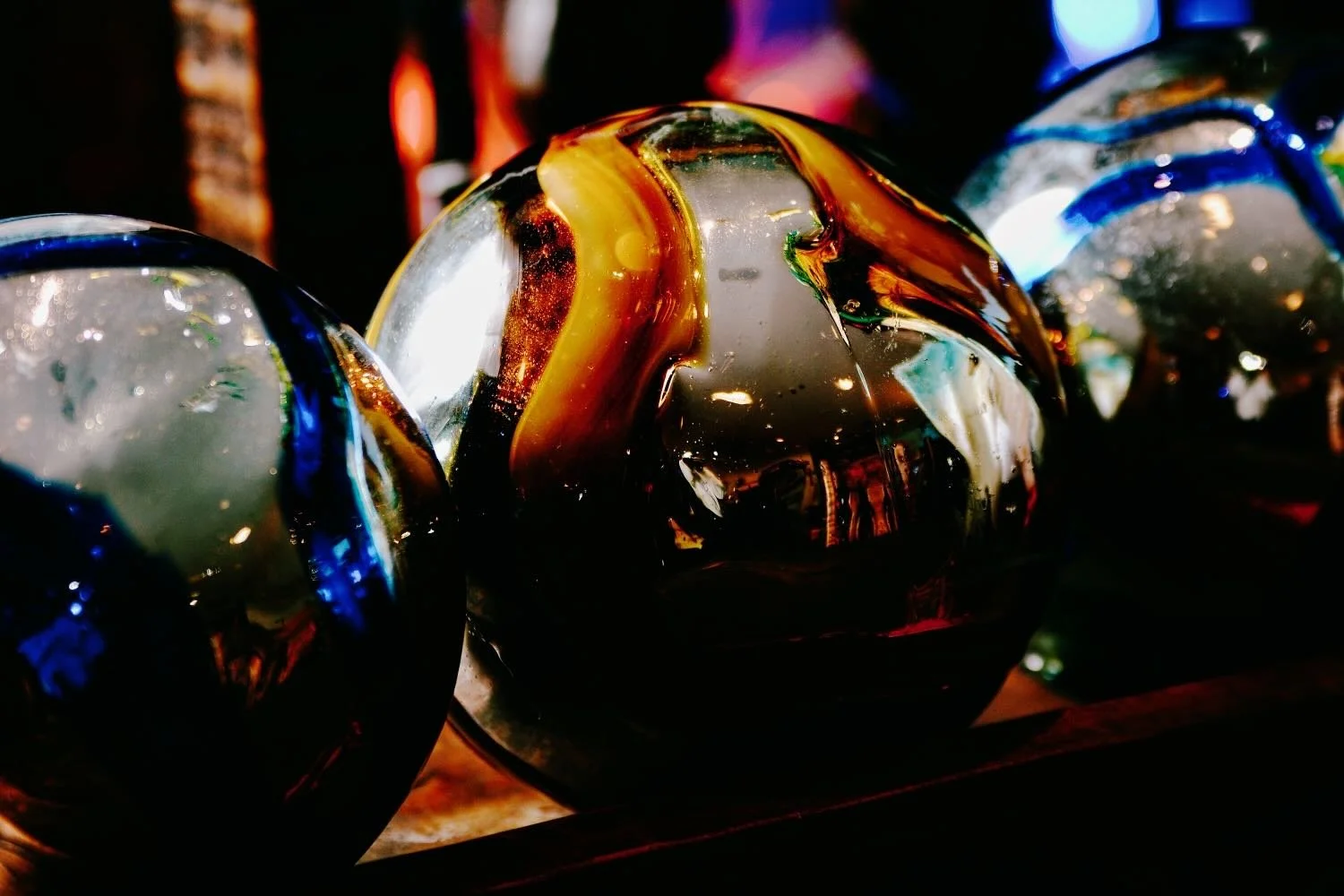 Handblow Glass Balls from Mexico