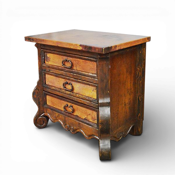 Tombstone Copper Nightstand