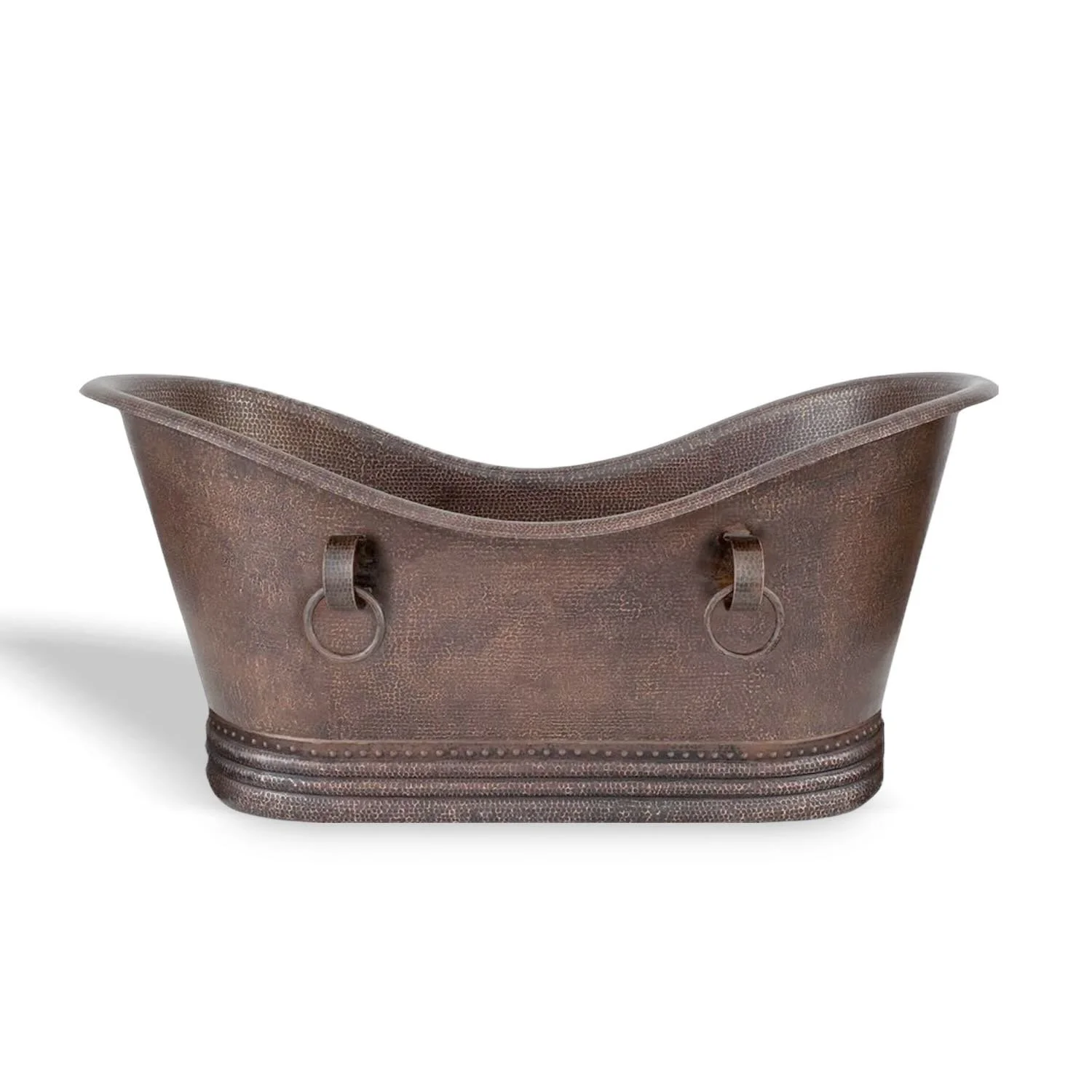 Hacienda 67" Copper Bathtub with Rings