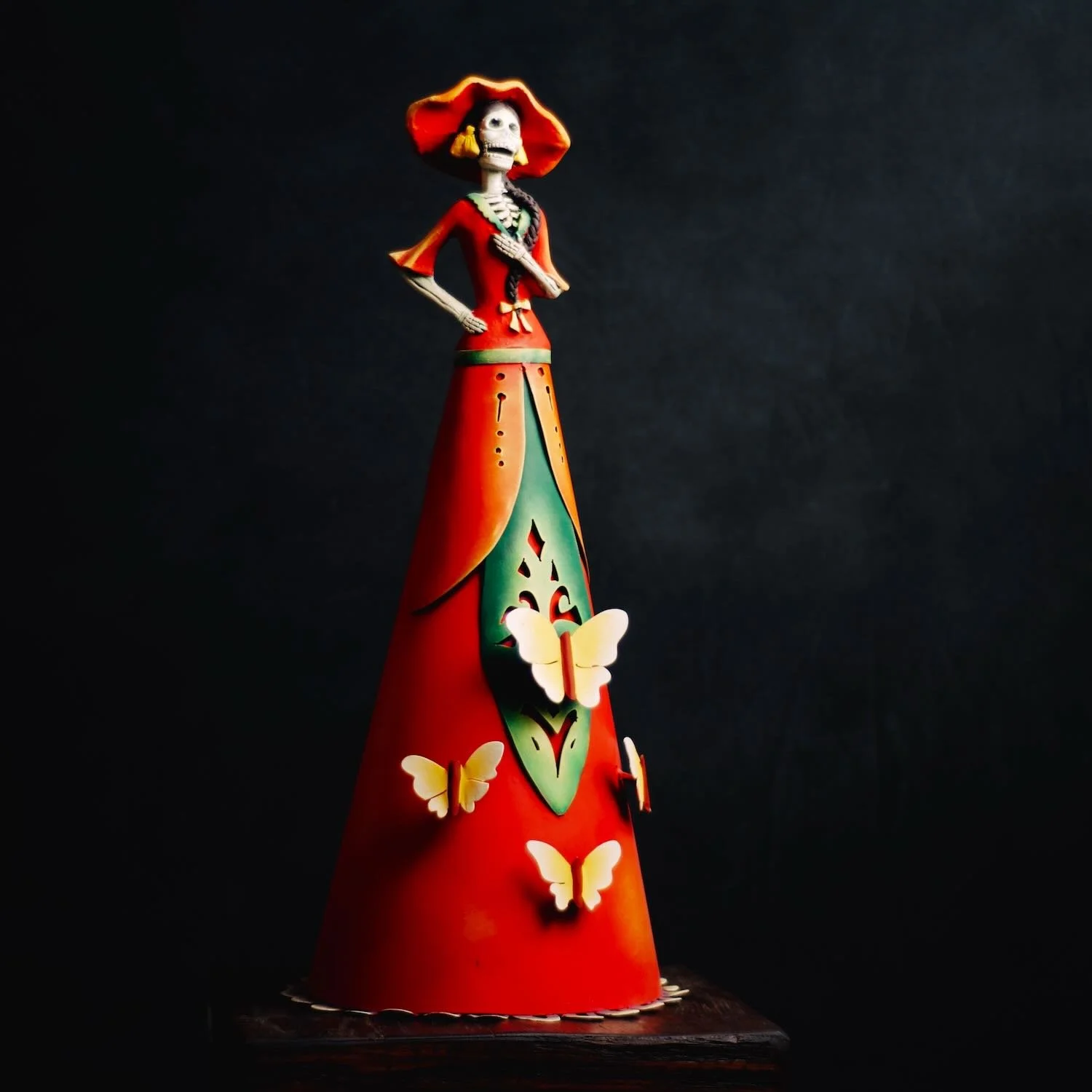 Metal Catrina Doll