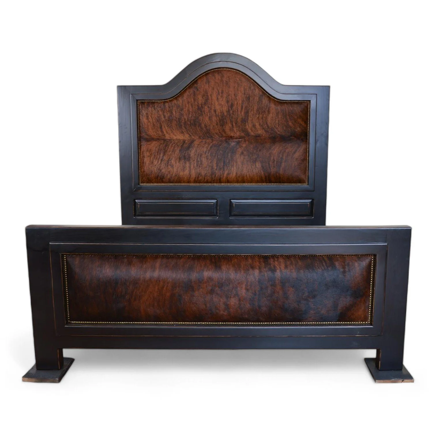 San Antonio Cowhide Bed